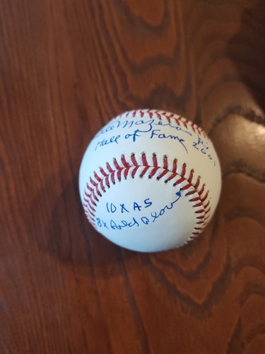 Bill Mazeroski Autographed Signed OMLB w Inscriptions (PSA) - Picture 7 of 14