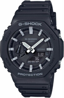Casio G-SHOCK Carbon Core Guard GA-2100-1AJF Mens Watch Black