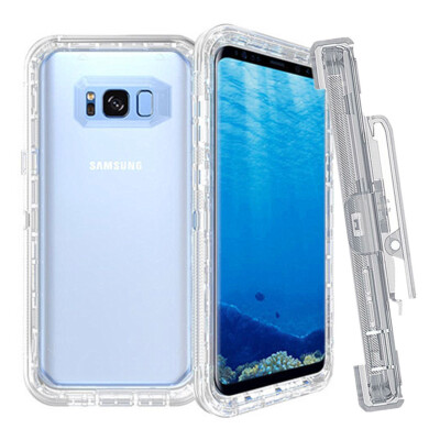 For Samsung Galaxy S8/S8+Plus Shockproof  Heavy Duty Defender Case W/Belt Clip  