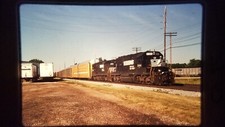 KU 07 ORIGINAL TRAIN SLIDE ENGINE NS 6144 BELLEVVE,OH SD40-2 #128