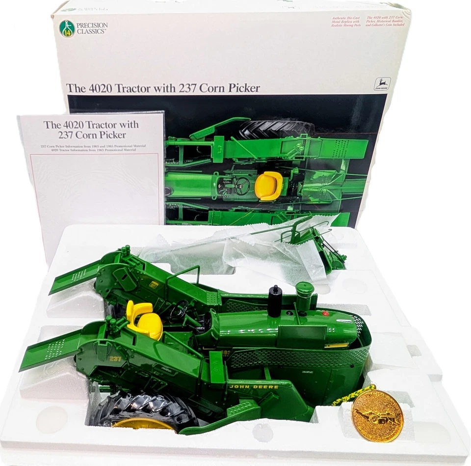 1/16 John Deere 4020 Tractor & 237 Corn Picker, Precision #14 - Image 3 of 3