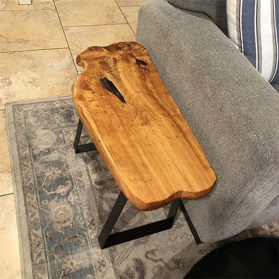 Greenage Live Edge Cedar Bench Farmhouse Entryway Bench 27.5" x 14" x 17.4" H - Image 4 of 4