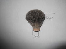 REAL badger hair shaving brushes 20mm base  14 sold
