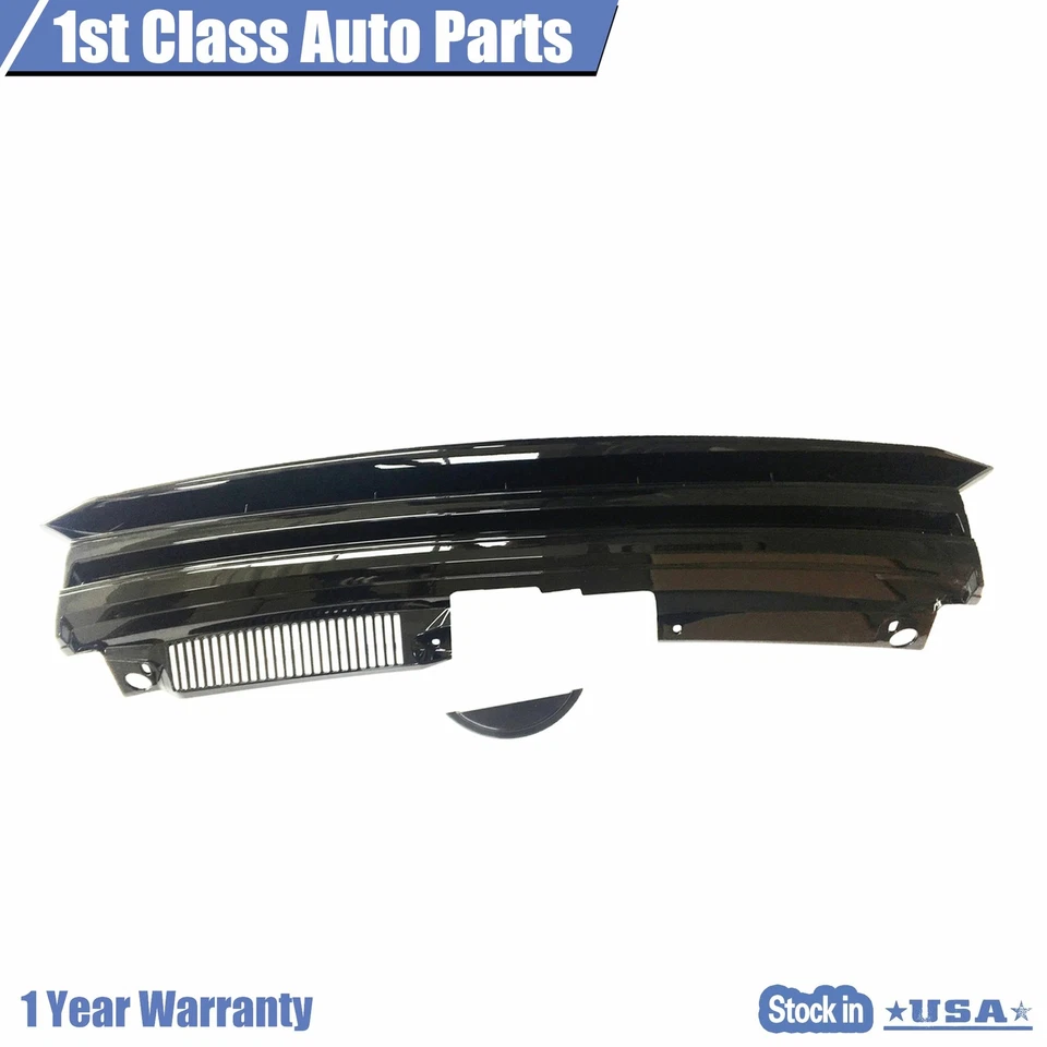 Badgeless Sport Style Grille Black For 10-14 VW Mk6 Golf/GTI/Jetta Sportwagen Foto 3 de 4