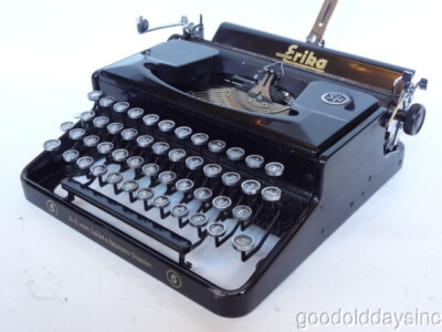 シーベル&ナウマン Erika no.5 タイプライター 1940年代東ドイツ 1938 Erika No.5 Typewriter Siedel & Naumann serial number