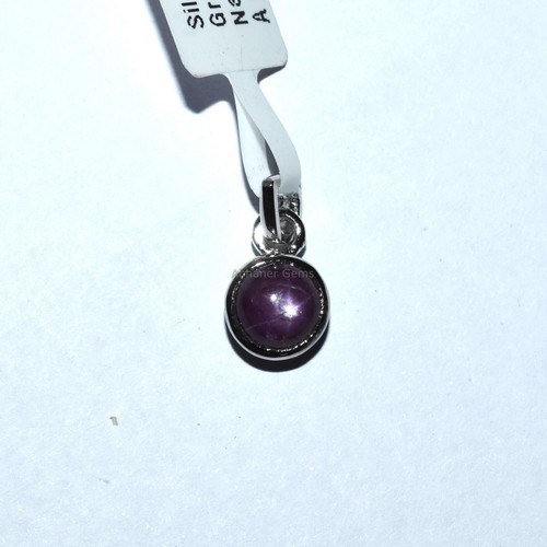 Natural Star Ruby Handmade Positive Silver Pendent Gift For All - Picture 4 of 8