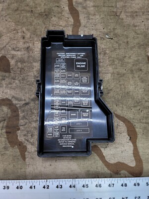 1998-2001 Dodge Ram Truck 1500 Engine Compartment Fuse Panel Relay Cover  OEM