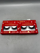 Lot Of 2 KISS Faux Mink Bling Lash Couture Masterpiece Atelier Hand Woven NEW
