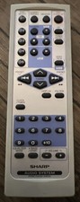 Sharp RRMCGA081AWSA Cd Micro Shelf System Rem...