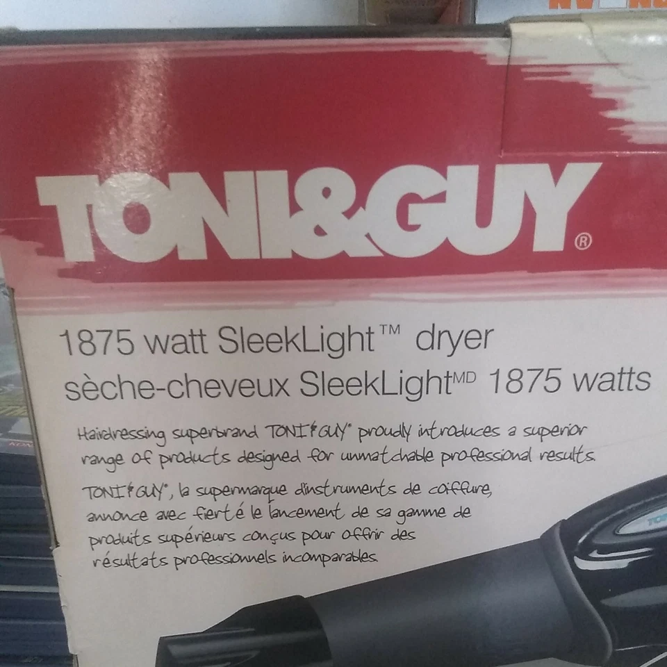 Toni & Guy 1875 vatios elegante secador ligero Foto 4 de 4