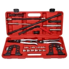 Installer Remover Tool Kit Cylinder Valve Spring Compressor Stem Seal Guides
