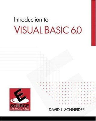 Introduction to Visual Basic 6.0 - paperback Schneider, David I.