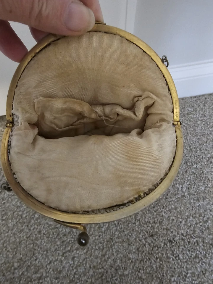 Cartera micro vintage con cuentas Foto 3 de 4