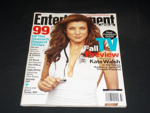 2007 SEPTEMBER 14 ENTERTAINMENT WEEKLY MAGAZINE - KATE WALSH - COVER - L 3987