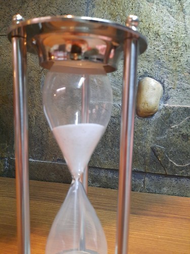 Antique Vintage Silver Hourglass - Picture 6 of 9