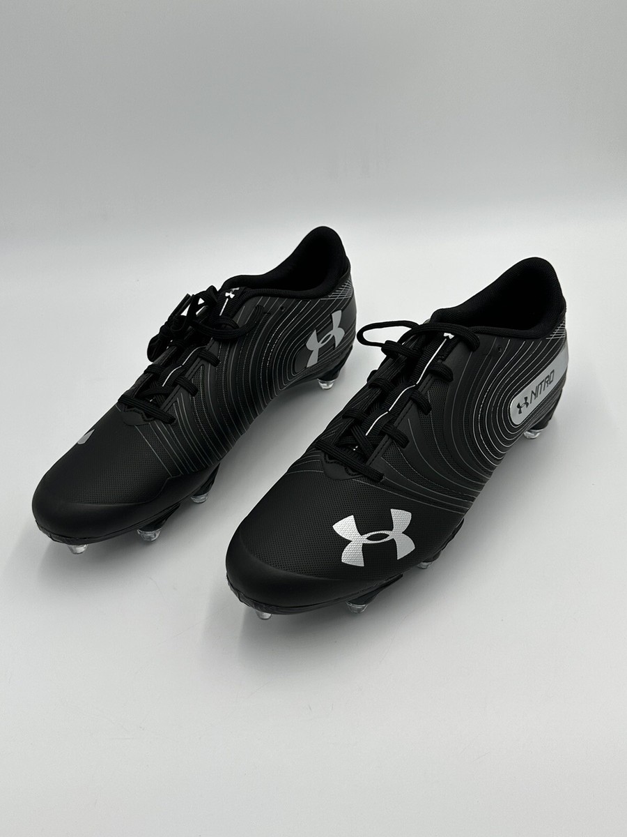 Under Armour UA Team Nitro Low NWOB Black - 3021433-002 Size 14 Fast Shipping Under Armour UA Team Nitro Low D NWB! Size 13.5 Black  main image 3