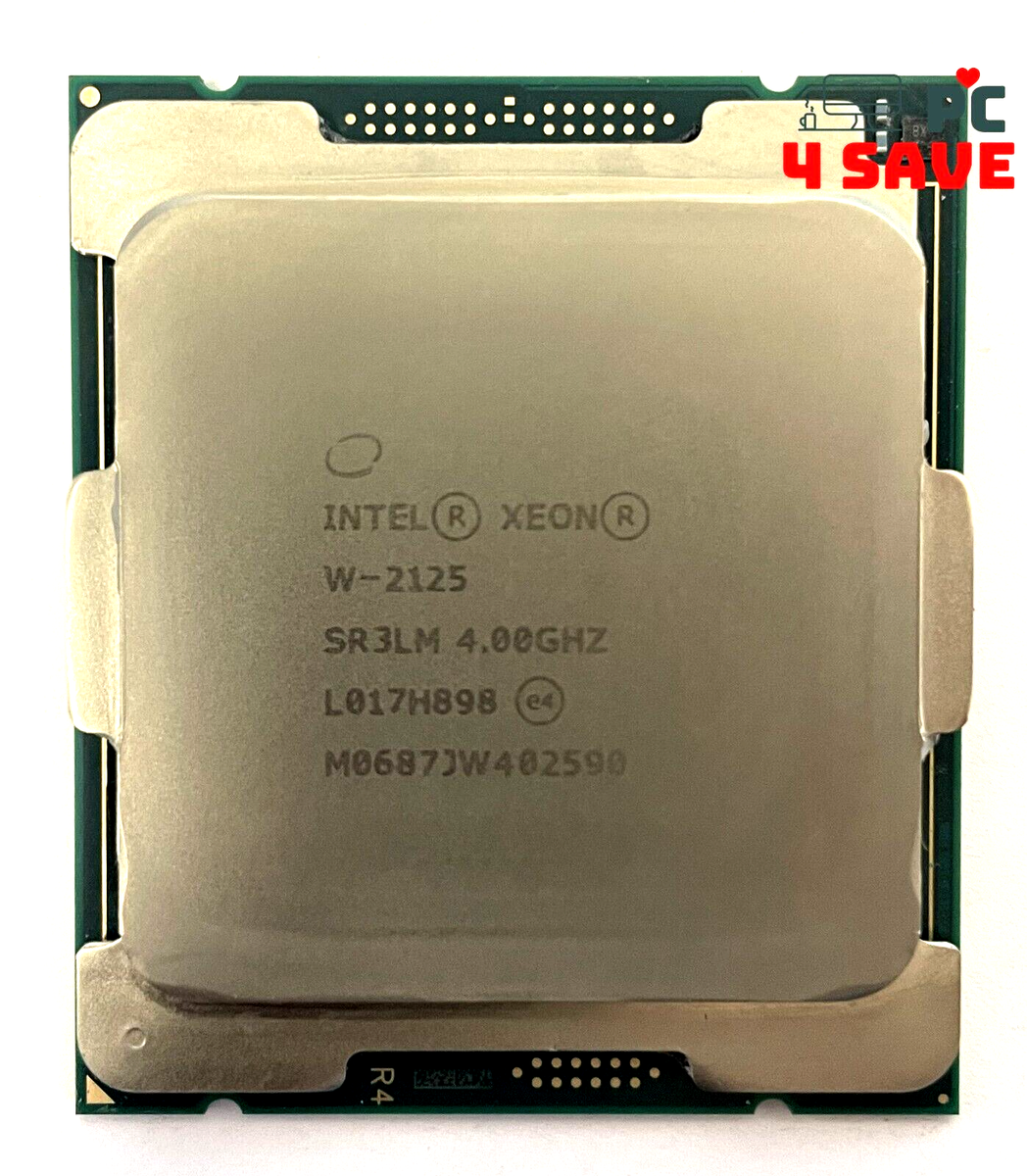 Intel Xeon W-2125 CPU 4.0 GHz SR3LM 4-Core 8.25MB LGA2066 Server