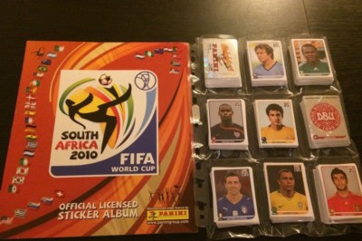 Panini World Cup 2010 - complete set of 640 stickers + empty album