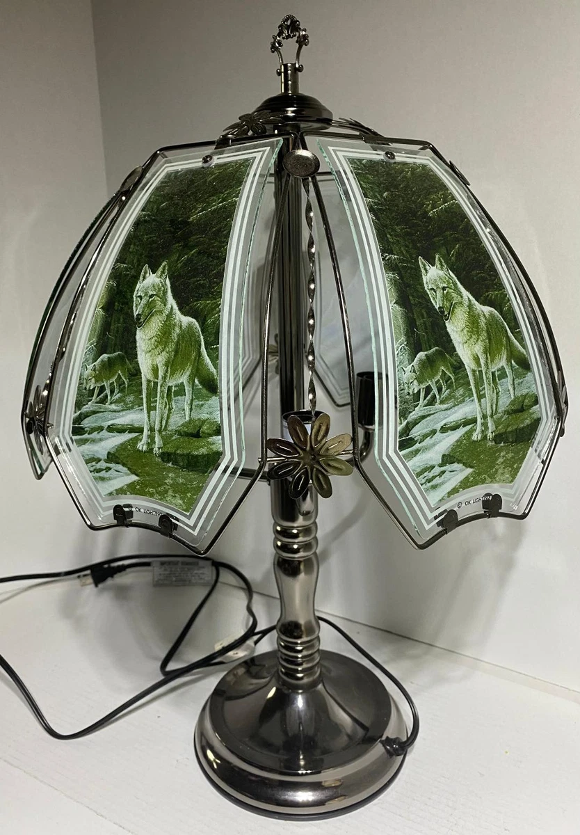 OK Lighting VINTAGE Wolf Touch Lamp 14