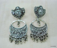 Traditional Design Sterling Silver Earrings Stud Earrings Ethnic jewellery