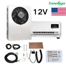 12V Electric Truck Air Conditioner Split A/C Kit RV Air Conditioning 12000 BTU