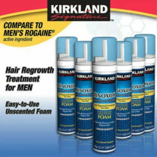 Kirkland Men's Hair Loss Regrowth 5 Topical Foam 6 Month Supply