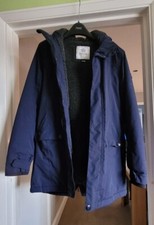 Tog 24 Navy Blue Hooded Winter Coat Size 12