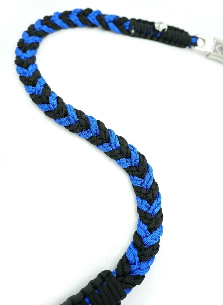 Paracord Motorcycle Biker Whip Get Back whip Metal Skulls 36