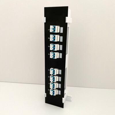 8 Ports Panel RJ45 Networking Wall Mount Rack Wall-Mount Bracket