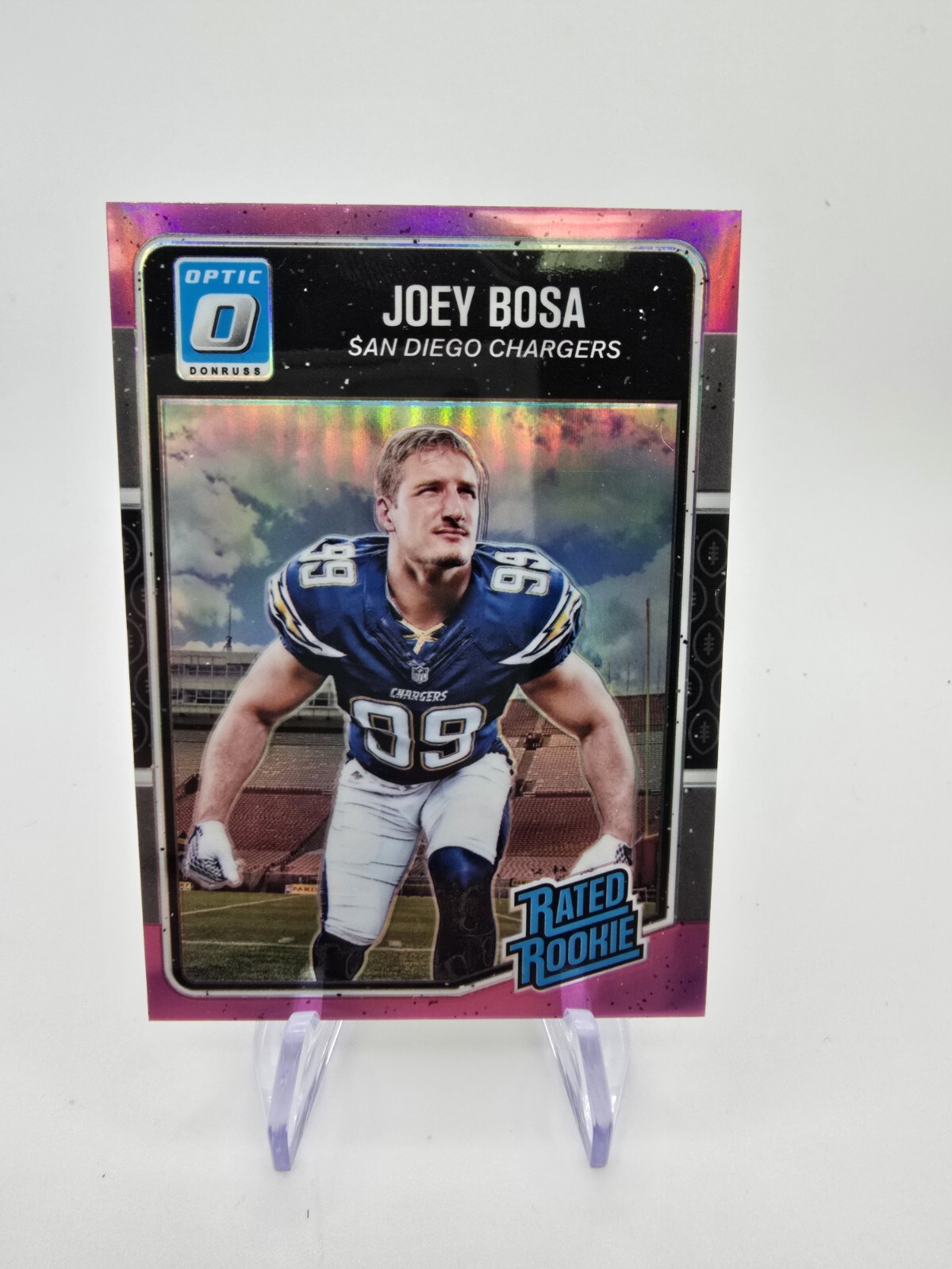 2016 Donruss Optic Joey Bosa Rated Rookie Pink #175 - San Diego Chargers