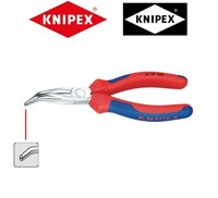 Knipex 2525160 Flachrundzange Radiozange 160Mm Lang - 40° Gewinkelt Mit Schneide