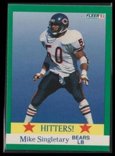 1991 Fleer #402 Mike Singletary Chicago Bears