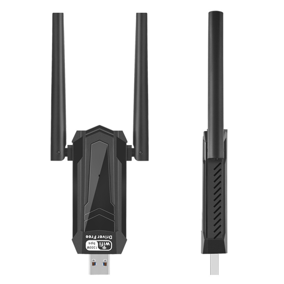 AC1300Mbps USB WiFi Card Dual Band 2 4 5Ghz For Desktop Windows XP Ac1300mbps usb wifi card dual band 2 4 5ghz for desktop windows xp