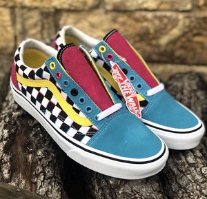 vans crazy check old skool