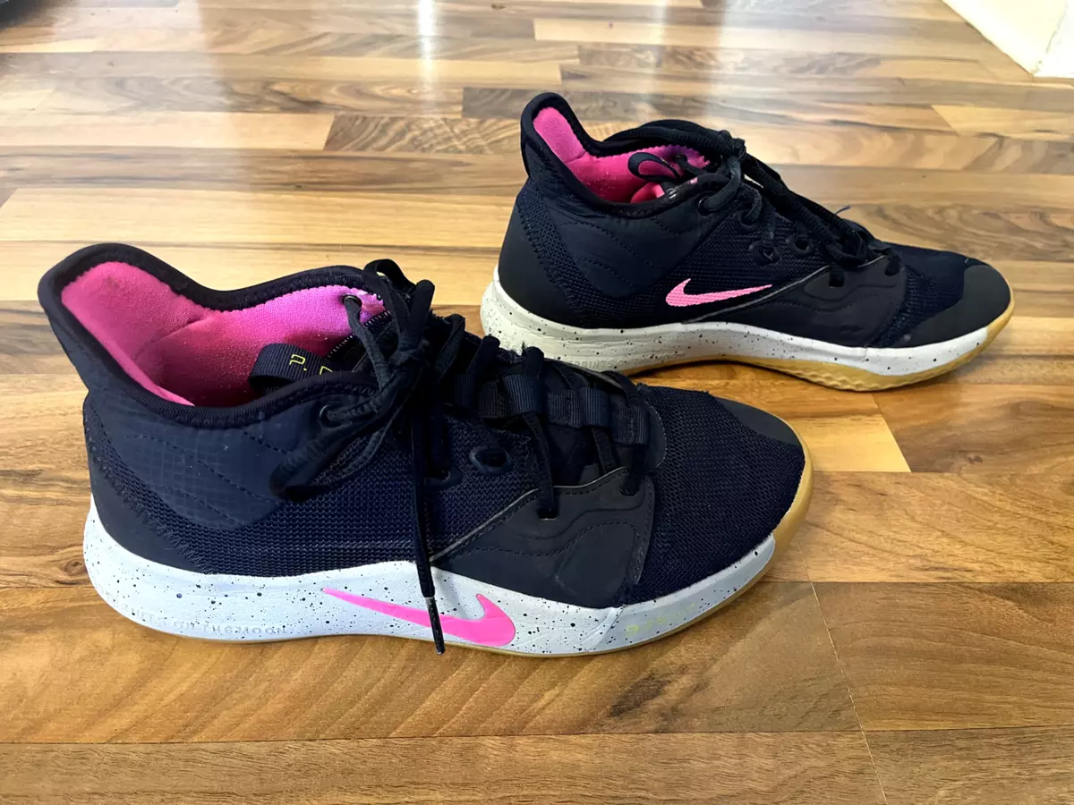 Nike P George Men s Obsidian Pink Blast AO2607 401 Basketball Shoes Size 8