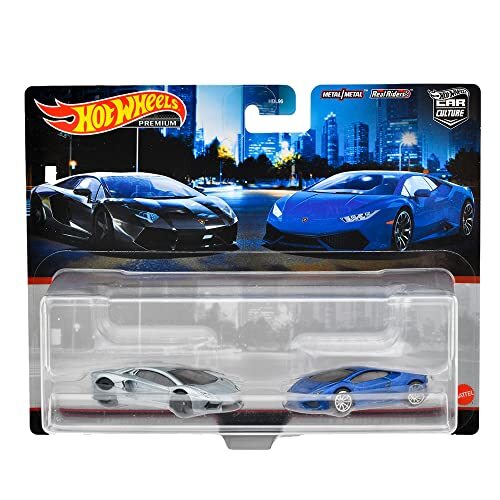 Lamborghini ランボルギーニ　2本セット Hot Wheels Premium 2-Pack Lamborghini Aventador Coupe