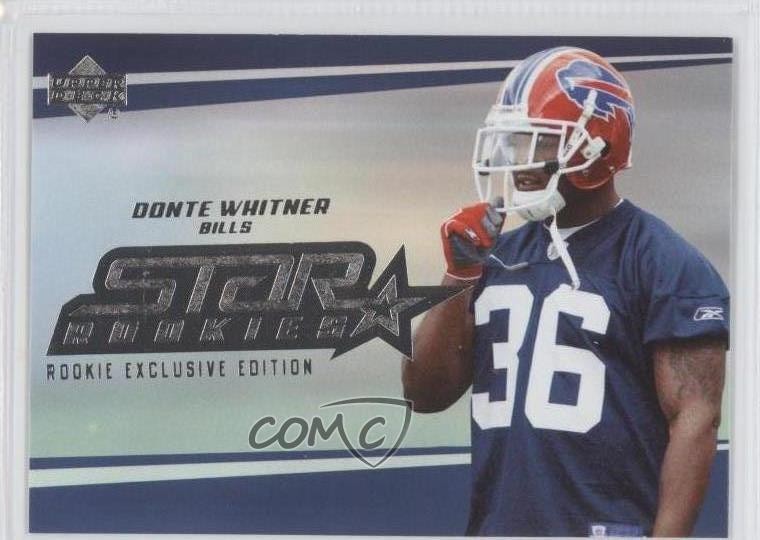 2006 Upper Deck Star Rookies Rookie Exclusive Edition Donte Whitner #226 RC e2e