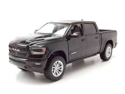 Ram 1500 Crew Cab Laramie Pick Up 2019 schwarz Modellauto 1:24 Motormax