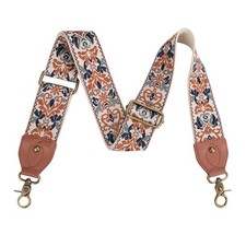 Purse Strap Replacement Crossbody Adjustable Bag Strap Retro Jacquard Embroid...
