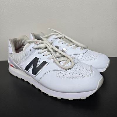 New Balance Shoes Mens 13 D White Neo Flame 574 Performance Run Gym Walk  Logo