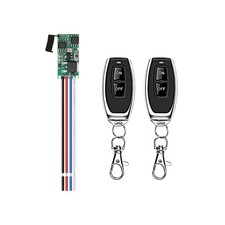 433MHz Wireless RF Remote Control Switch, 1 Way 1 Channel Wireless Switch, DC...