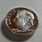 1999-S Cameo Proof 90% Silver Roosevelt Dime Low Mintage Year ~ Ships Free!