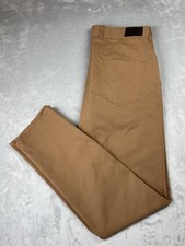 Peter Millar Eb66 Pants Mens 33 X 32 31 Brown Straight Leg 5 Pocket