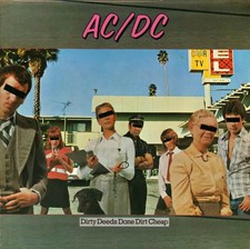 AC/DC Dirty Deeds Done Dirt Cheap Atlantic Vinyl LP