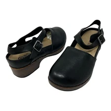 Bella Vita Womens 9W Shoes Jaycine Black Leather Clogs New without Box Casual
