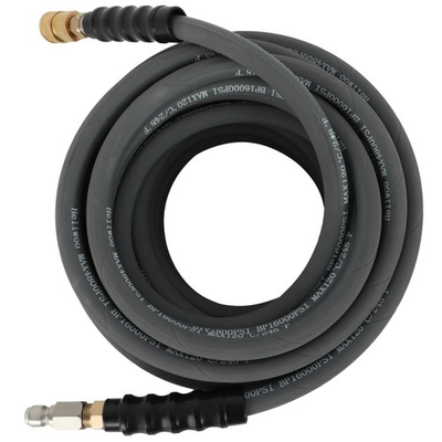 #ad 3 8quot; 4000PSI Pressure Washer Hose 50FT Quick Connect Max 248°F Gray $56.59