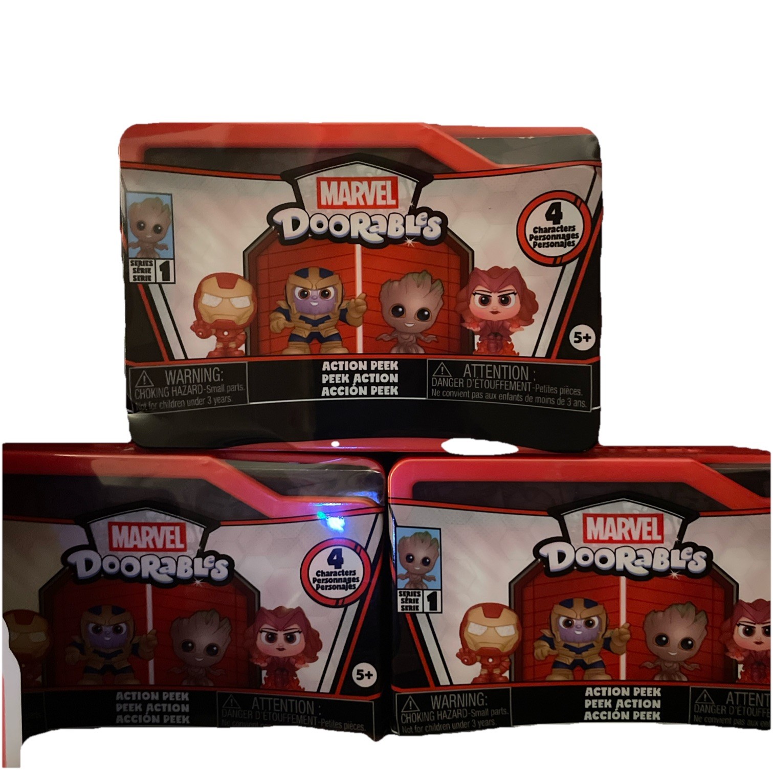 Marvel Doorables Action Peek, 1.5 Inch Collectible Toy, Boys and Girls Series 1