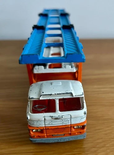 Corgi Toys 11” SCAMMELL CARRIMORE TRIDECK Lorry.CAR TRANSPORTER Diecast VINTAGE