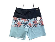Billabong Tribong Pro Shorts Mens 30 Multicolor Floral Boardshorts Surf NWT