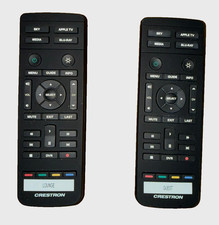 2x Crestron HR-150 Handheld Remotes + Button Kits + 2x Chargers